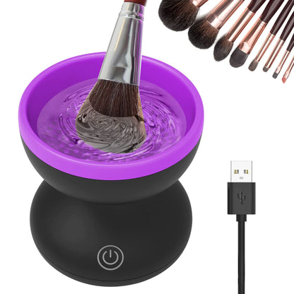 Efficiently Cleans And Dries Makeup Brushes
